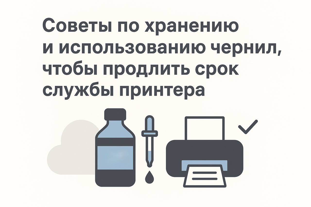Советы по хранению и использованию чернил, чтобы продлить срок службы принтера