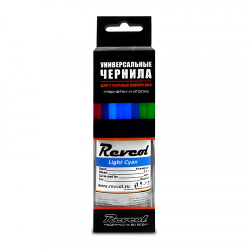 Чернила Epson, Revcol, L.Cyan, Dye, 100 мл.