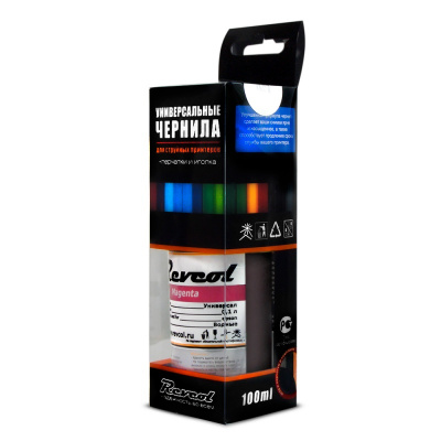 Чернила Epson, Revcol, Magenta, Dye, 100 мл.